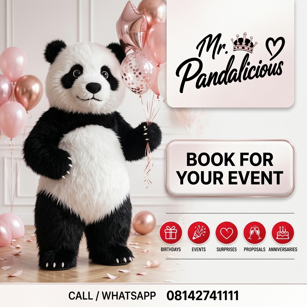 Book Mr. Pandalicious
